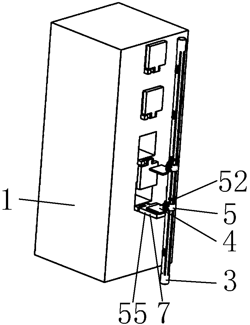 Anti-collision fire escape device for high-rise building