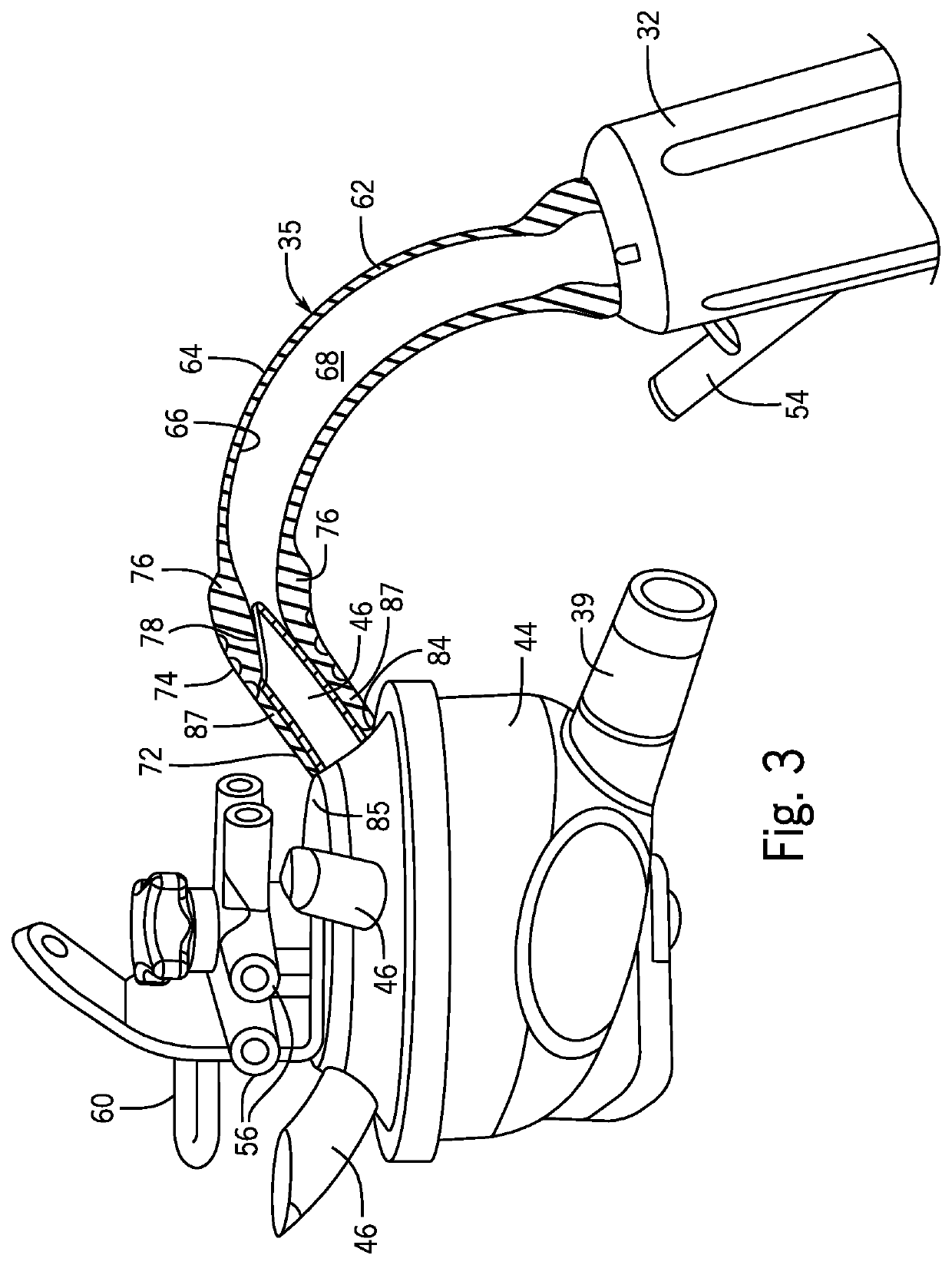 Milker unit short milk tube with milk claw end connector