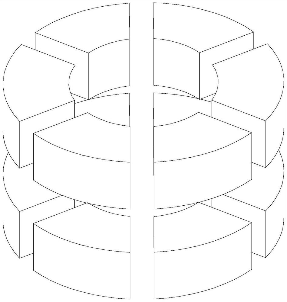 Composite MC nylon steel core wheel casting equipment