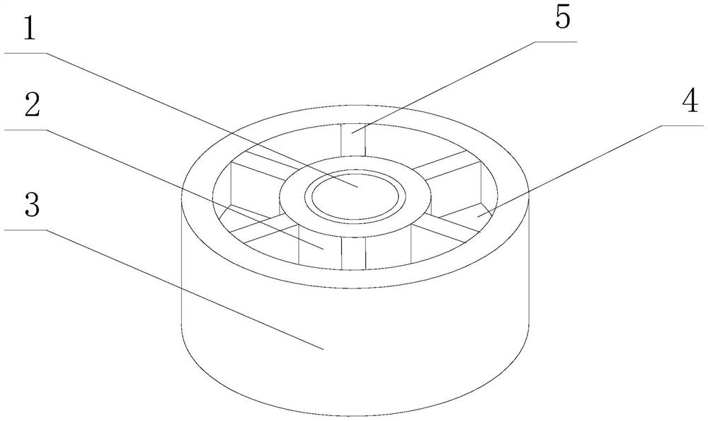 Composite MC nylon steel core wheel casting equipment