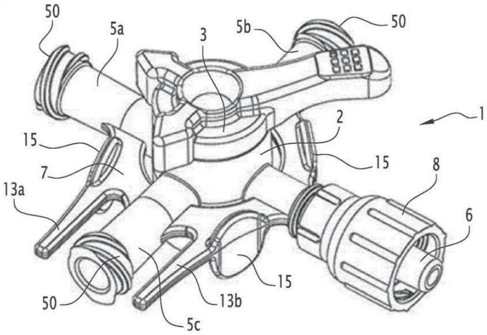 Medical stopcock, kit comprising such a stopcock, and method for preparing a mixture or emulsion