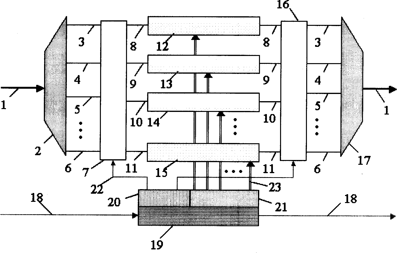 Optical CDMA wavelength-time domain two-dimensional optical orthogonal code coder and decoder