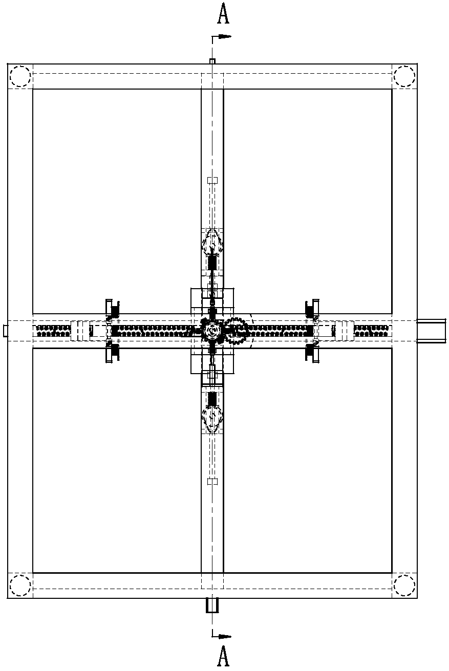 A pomegranate peel automatic cutting platform