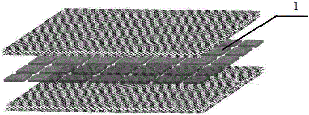 Preparing method and system for damping layer in embedded type co-curing composite material