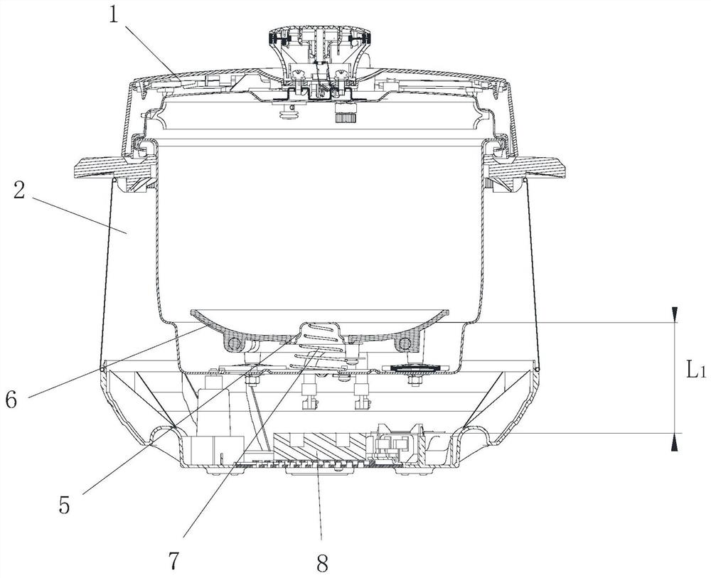 Heating control method for cooking equipment and cooking equipment