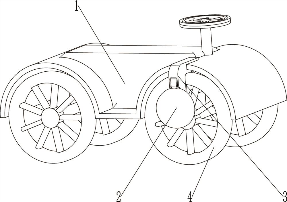 All-terrain vehicle with protective structure