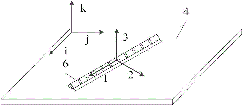 Method for calculating thermal expansion coefficient of composite plate based on optical fiber strain conversion matrix