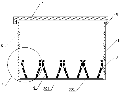 Self-cooling cable tray with good cable gathering convenience