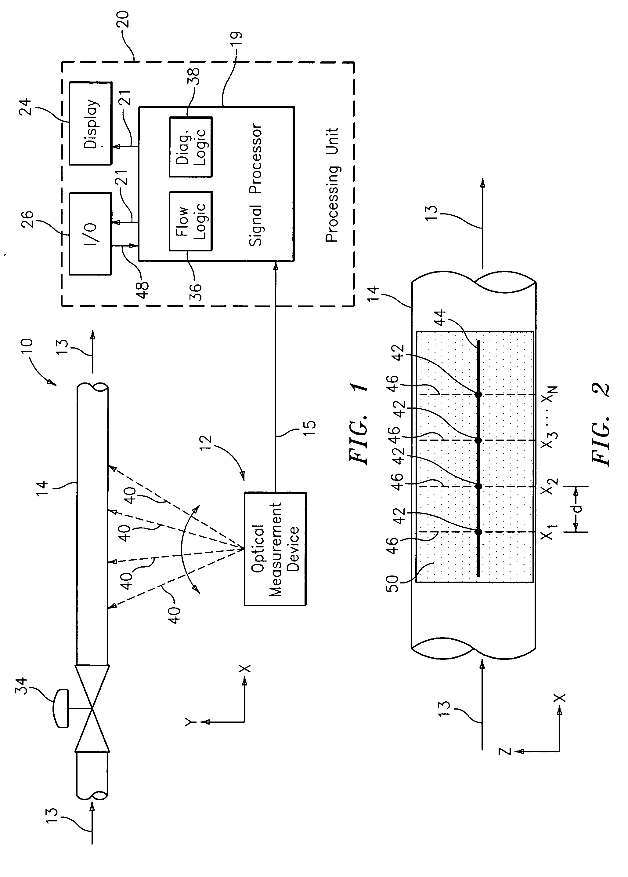 Characterizing unsteady pressures in pipes using optical measurement devices