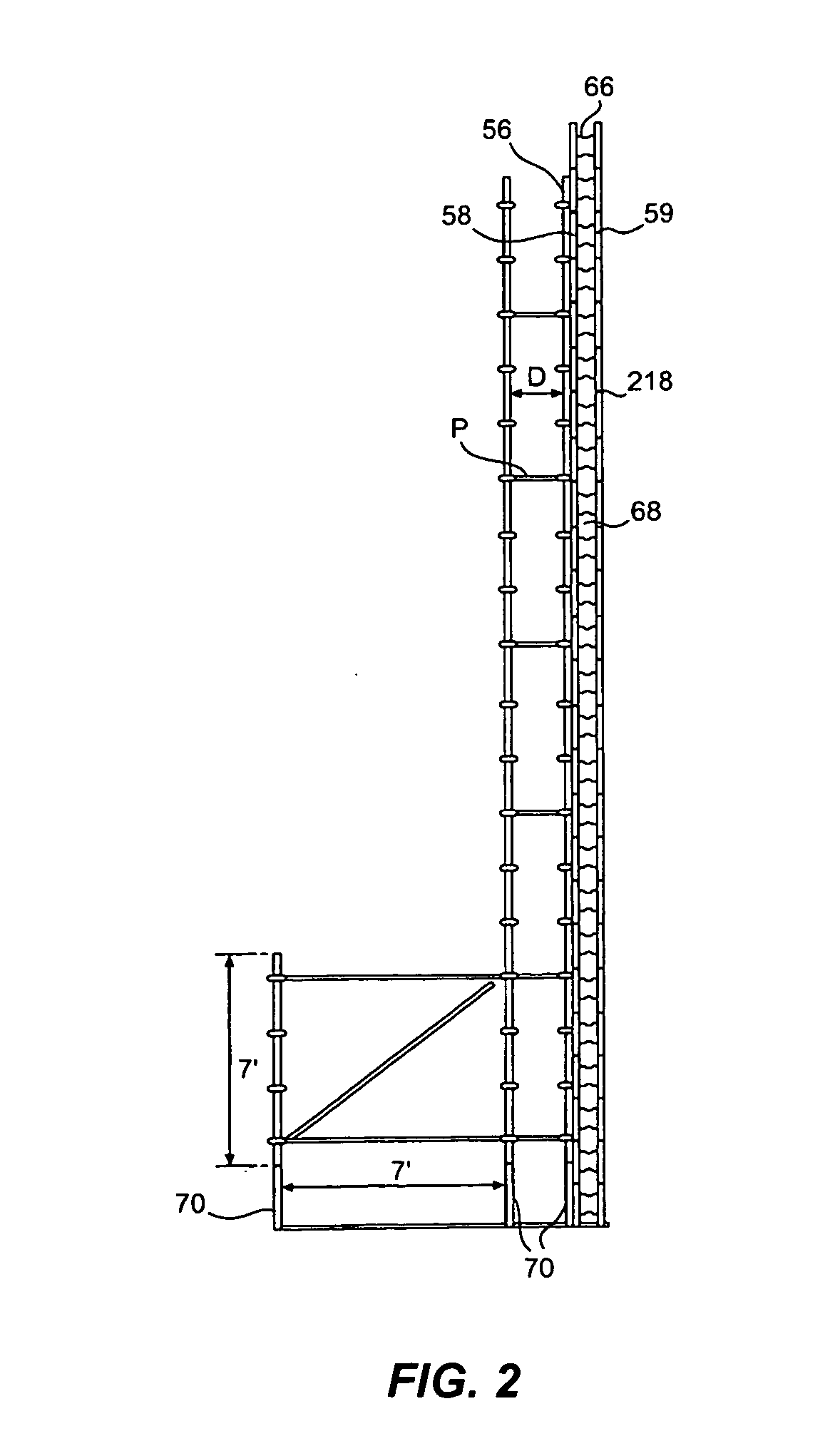 Temporary adjustable support brace