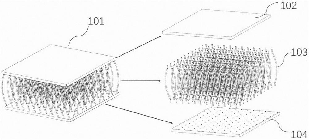 Composite material spring and manufacturing method thereof