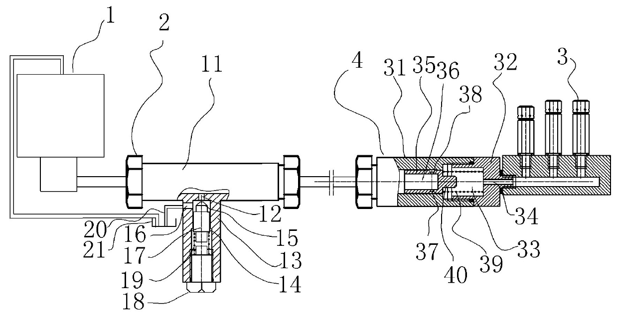 Centralized lubricating system