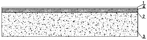 A composite waterproof structure and preparation method