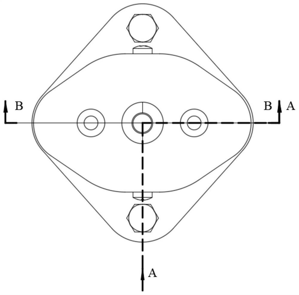 A split nut type compression release device actuated by a hot knife