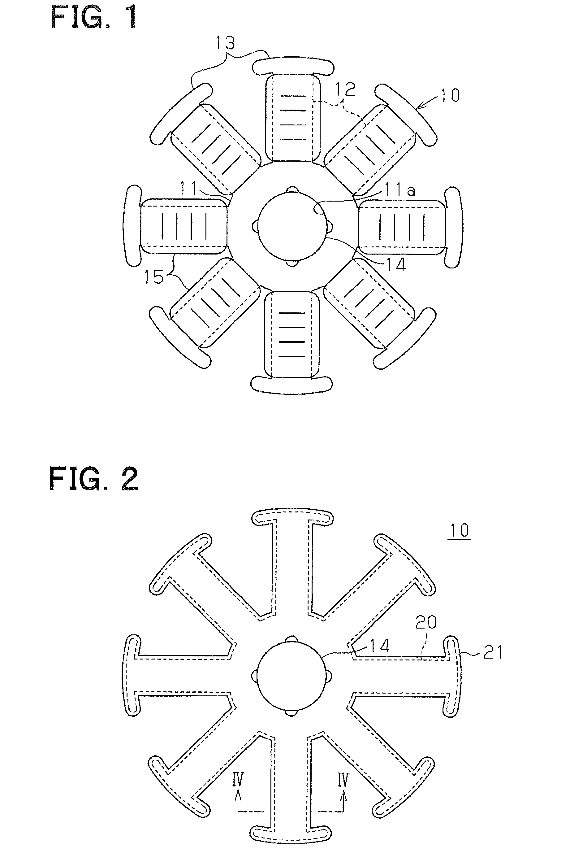 Armature for rotary electric apparatus and manufacturing method for the same