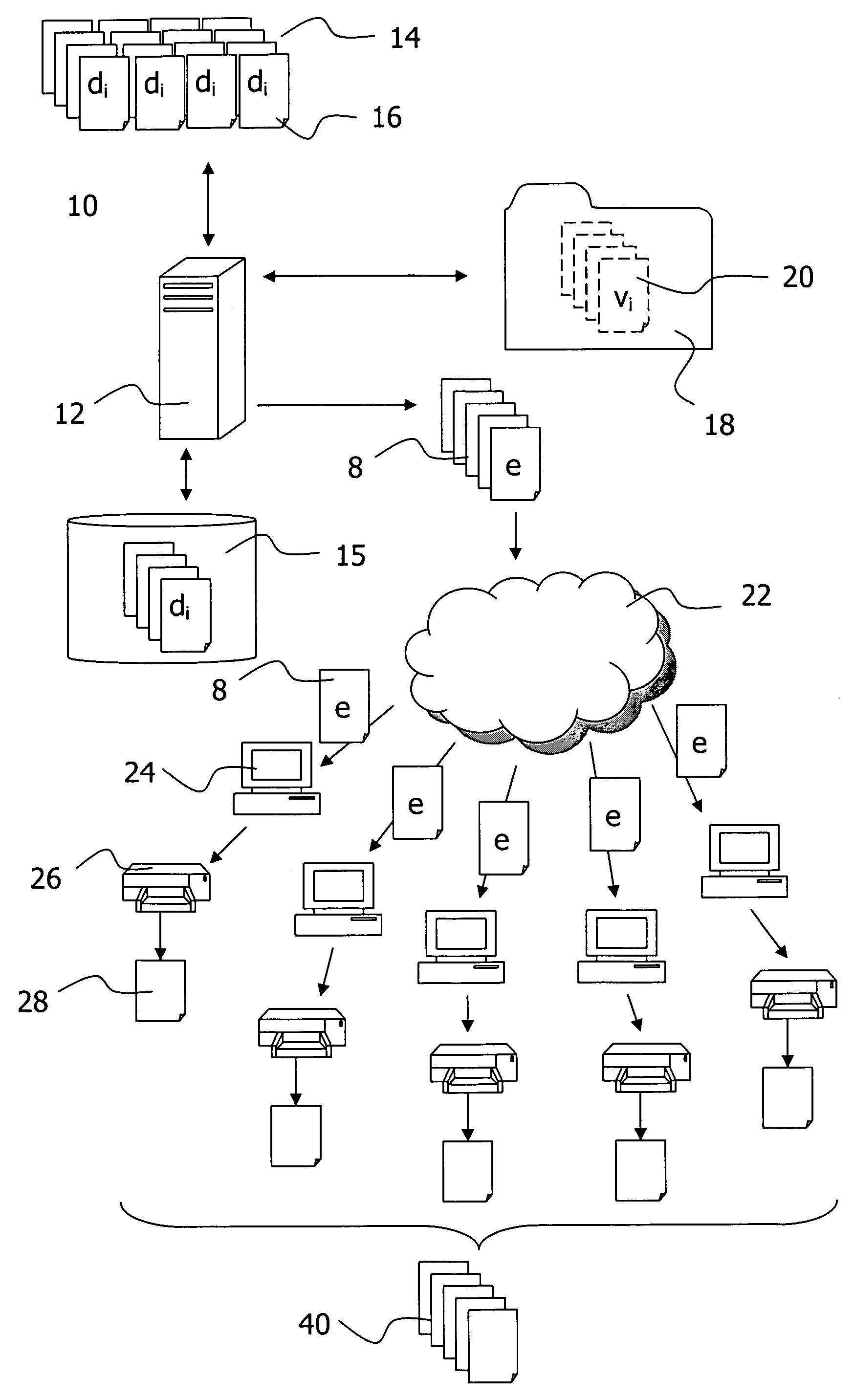 Creation of electronically processable signature files