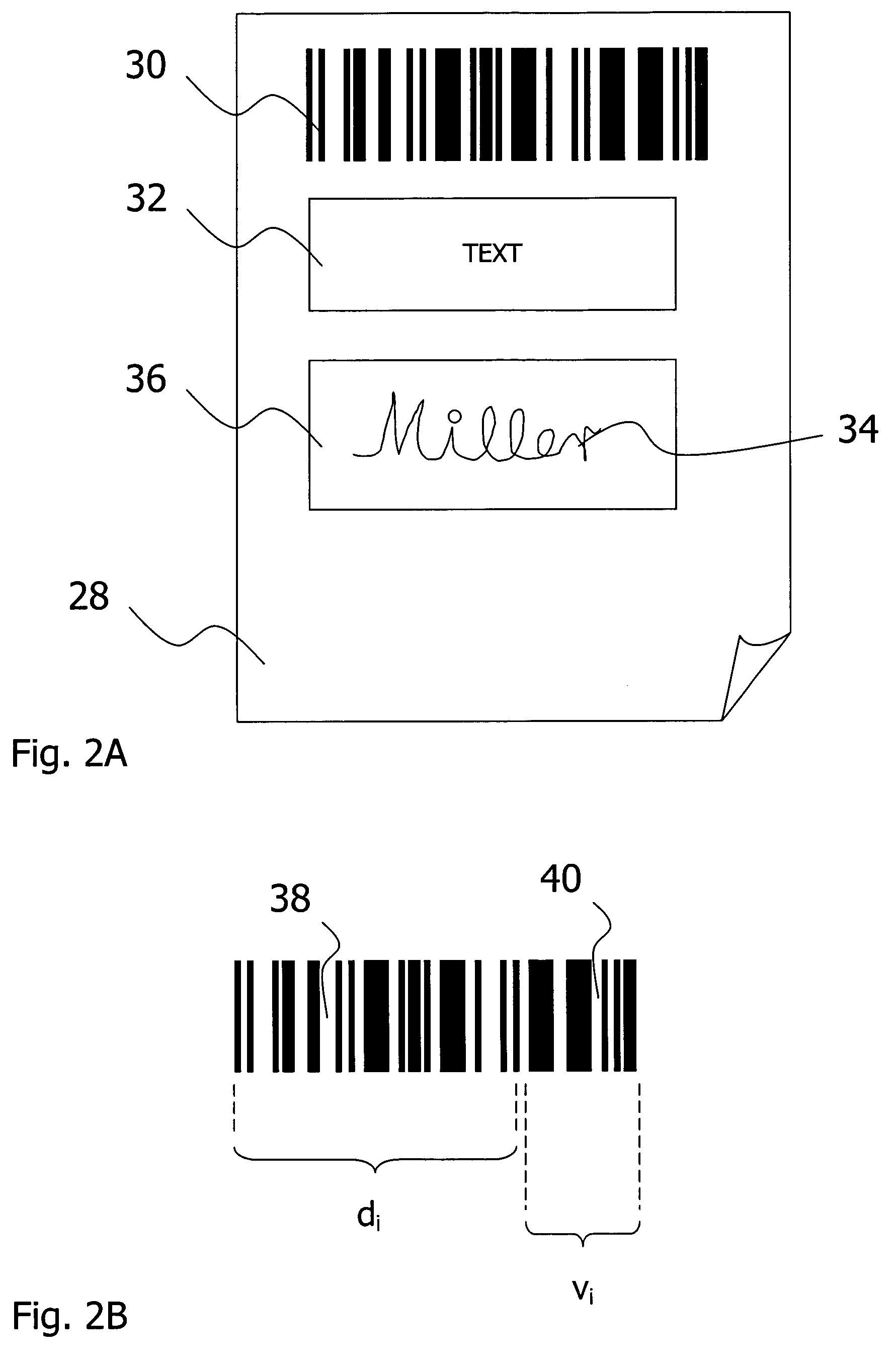 Creation of electronically processable signature files