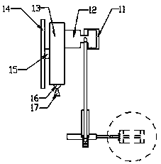 Automatic angle adjusting device for rear-view mirror of cart