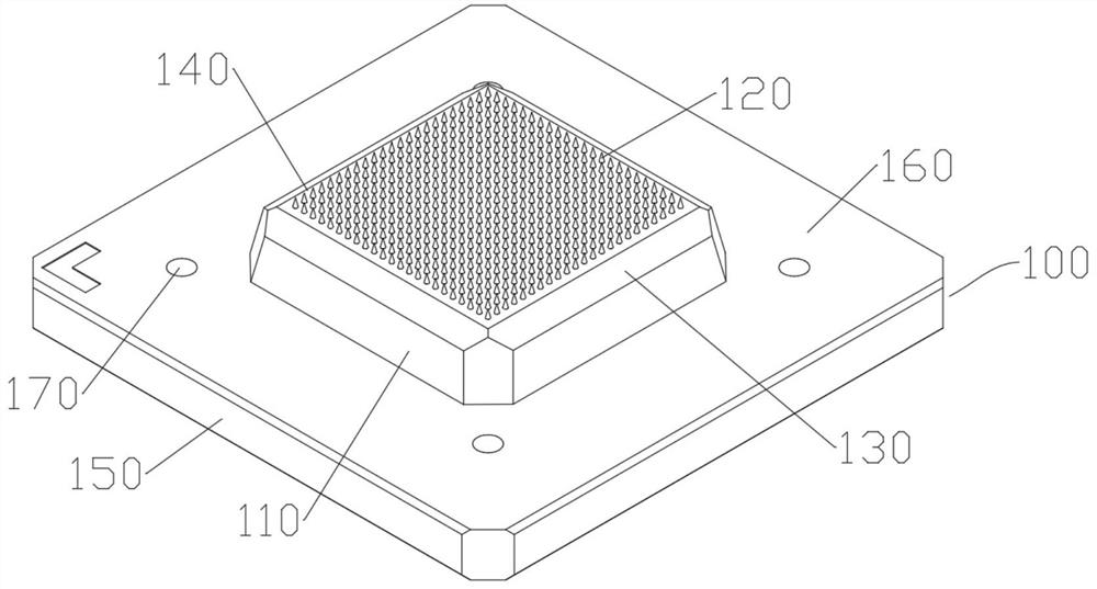 Microneedle female die, microneedle female die, preparation process of microneedle female die, microneedle patch and preparation process of microneedle patch