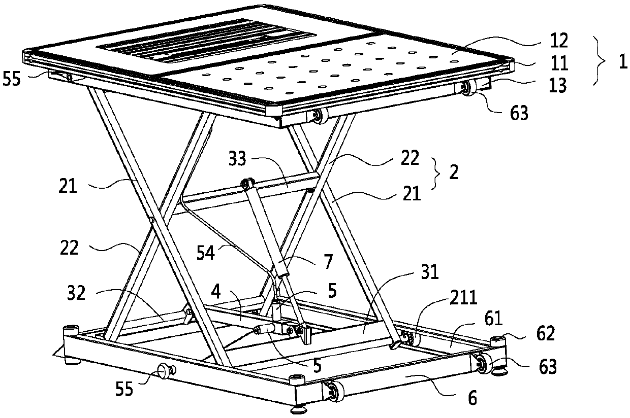 Lifting working platform