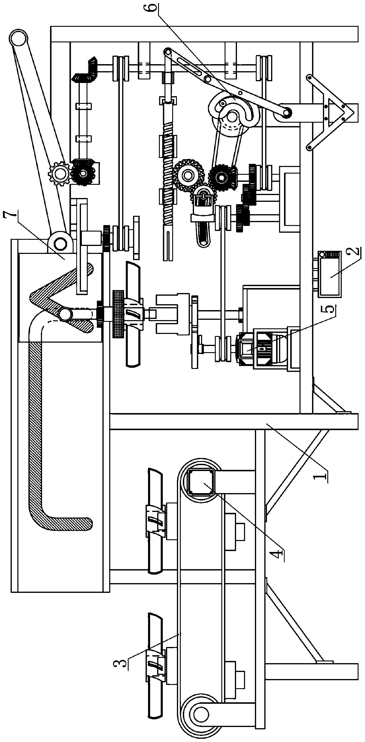 Aluminum alloy propeller cold forging device