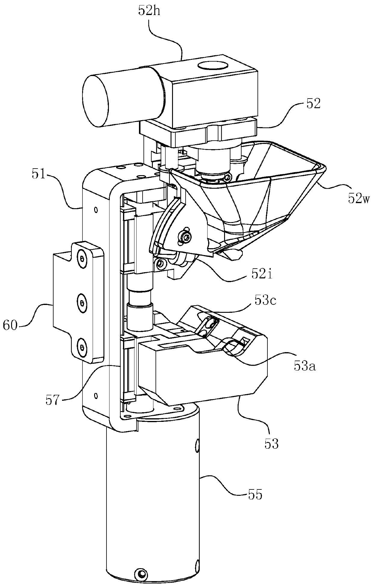 Stripping clamp with zero-position reference adjusting function