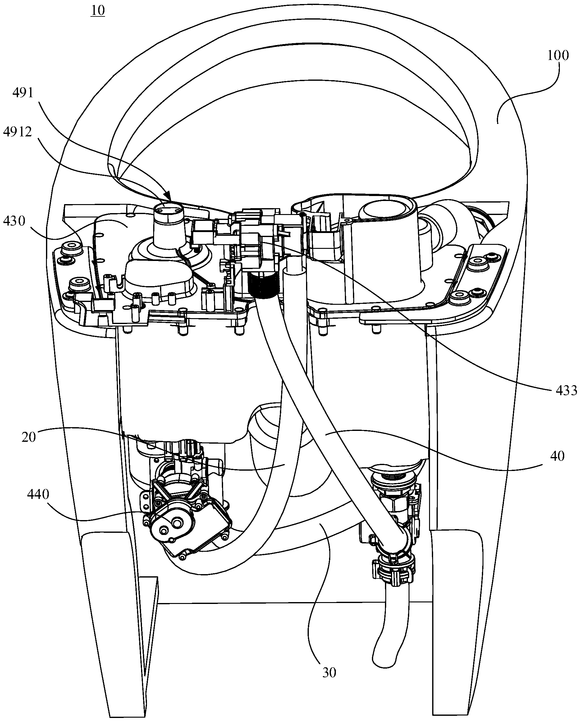 Toilet bowl and flushing system thereof