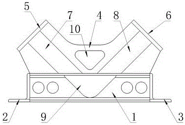 Rear connecting structure of diesel engine