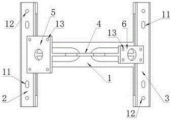 Rear connecting structure of diesel engine