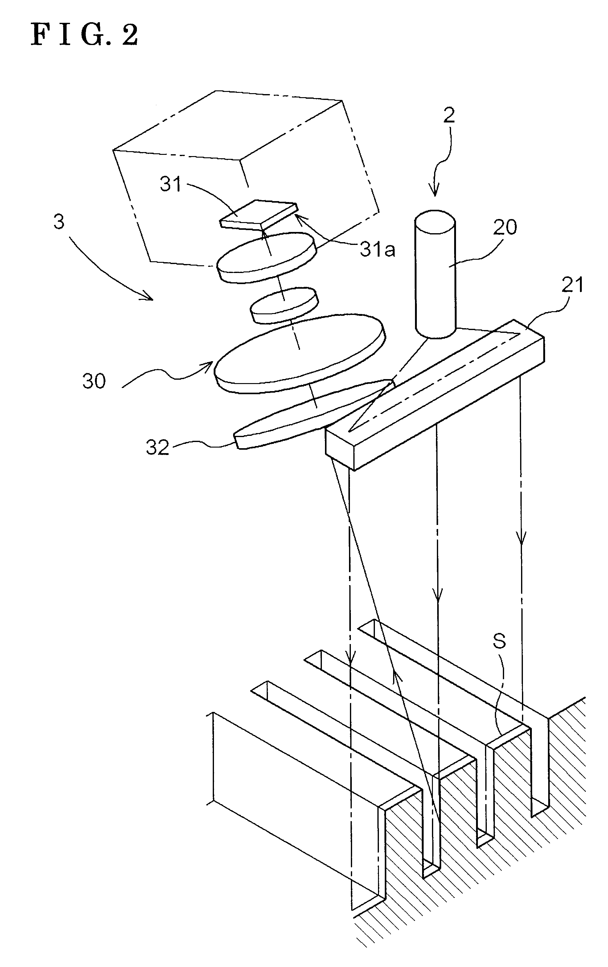 Concave-convex surface inspection apparatus