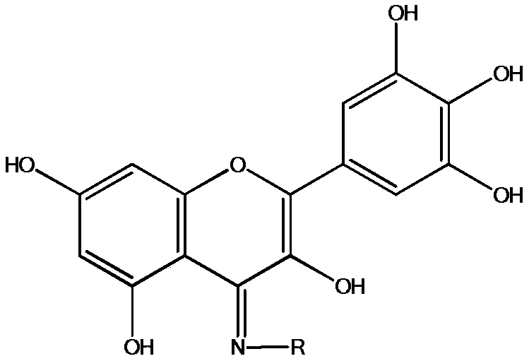 Preparation method and novel medical application of myricetin derivatives