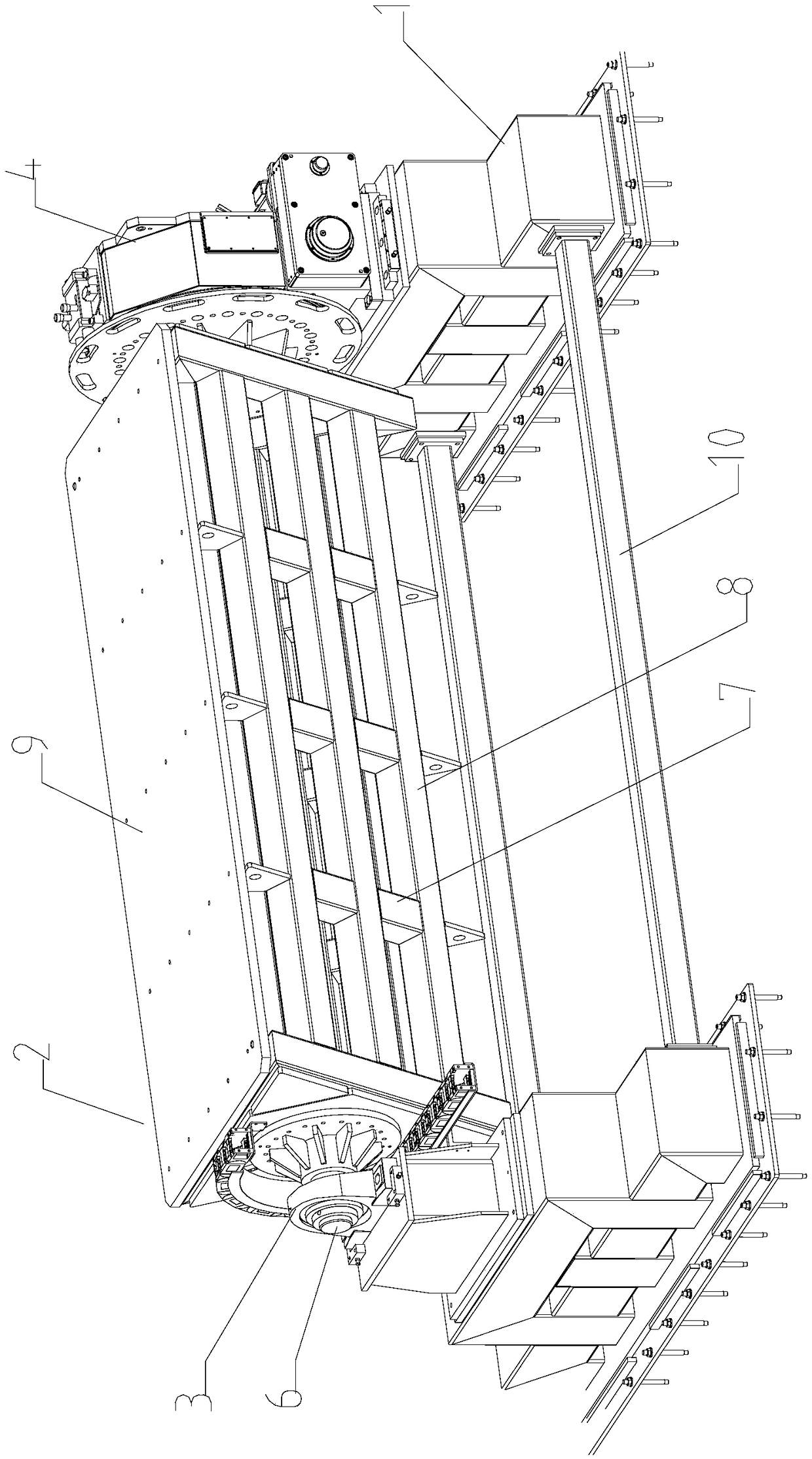 Three-vehicle-model automatic turnover and position-changing machine