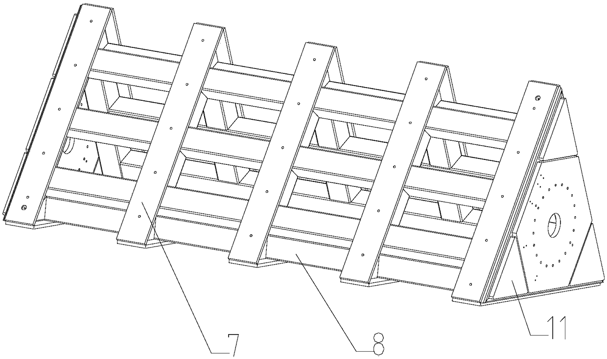 Three-vehicle-model automatic turnover and position-changing machine