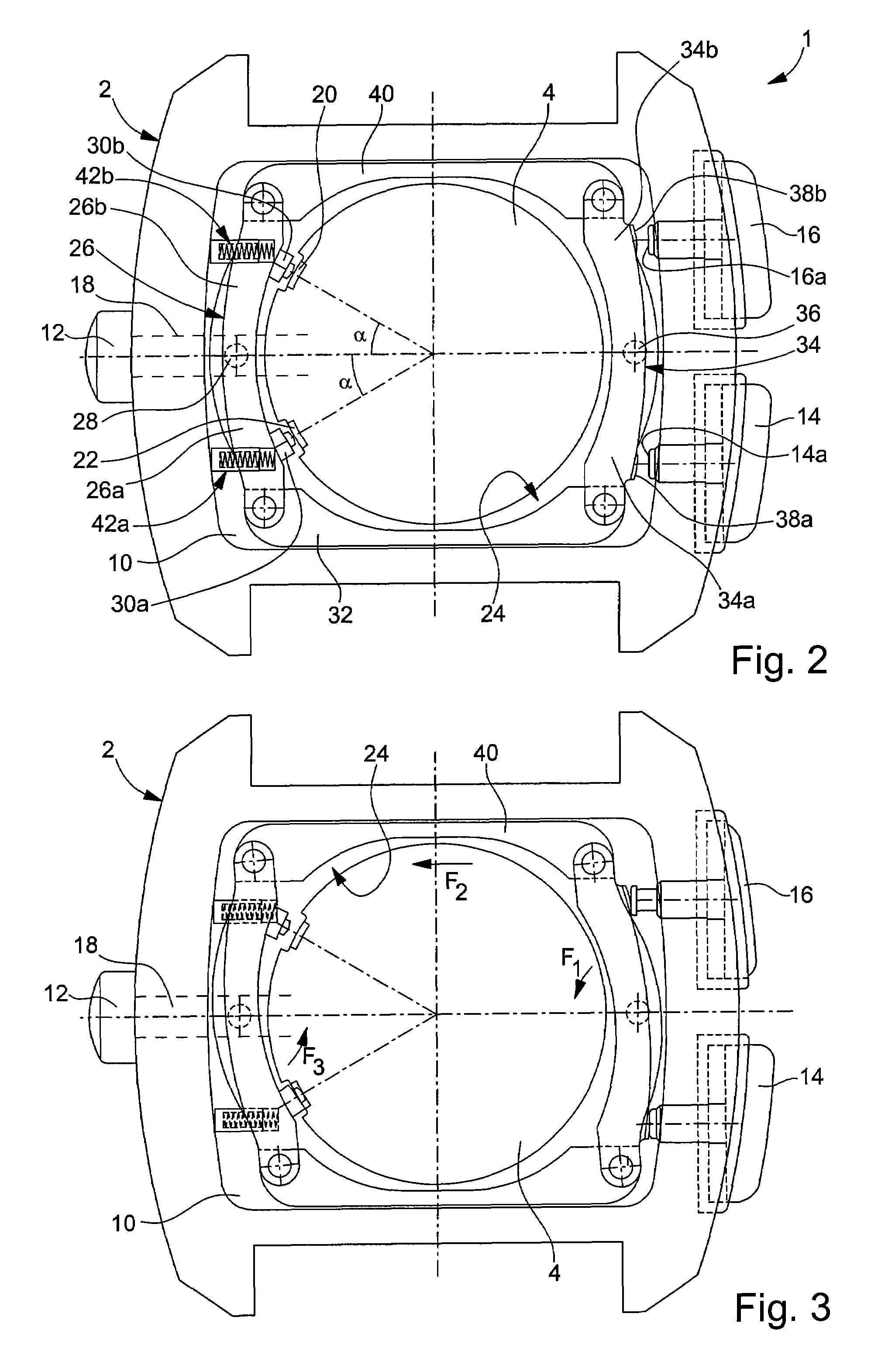 Watch provided with push-buttons comprising a mechanism for actuating delocalised control elements of a clockwork