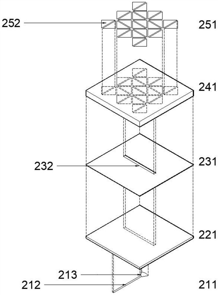 Low-profile broadband metasurface microstrip patch antenna and preparation method thereof