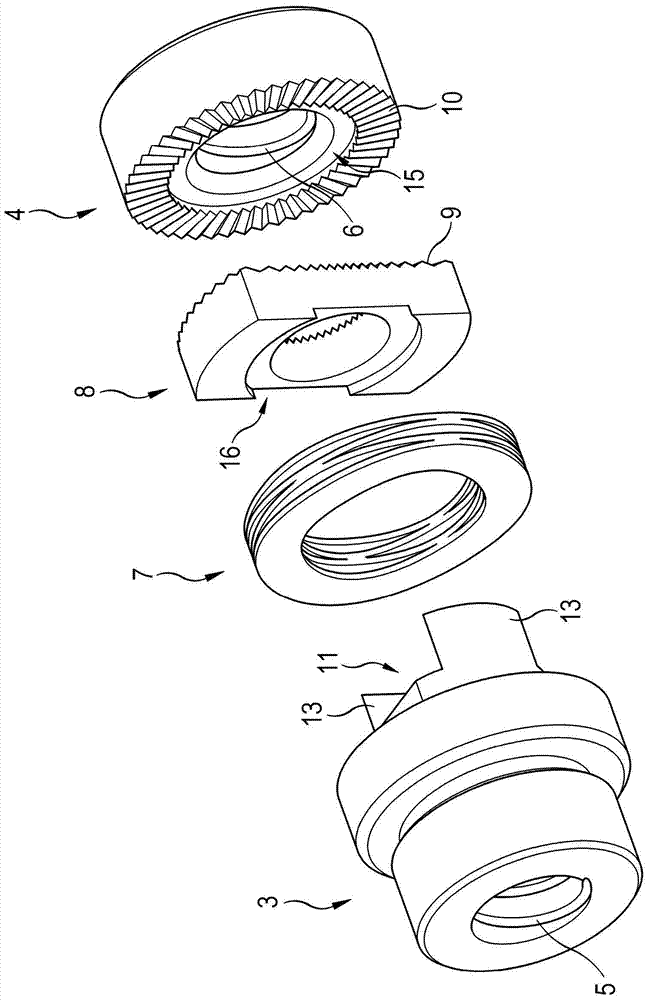 Backlash-free spindle nut