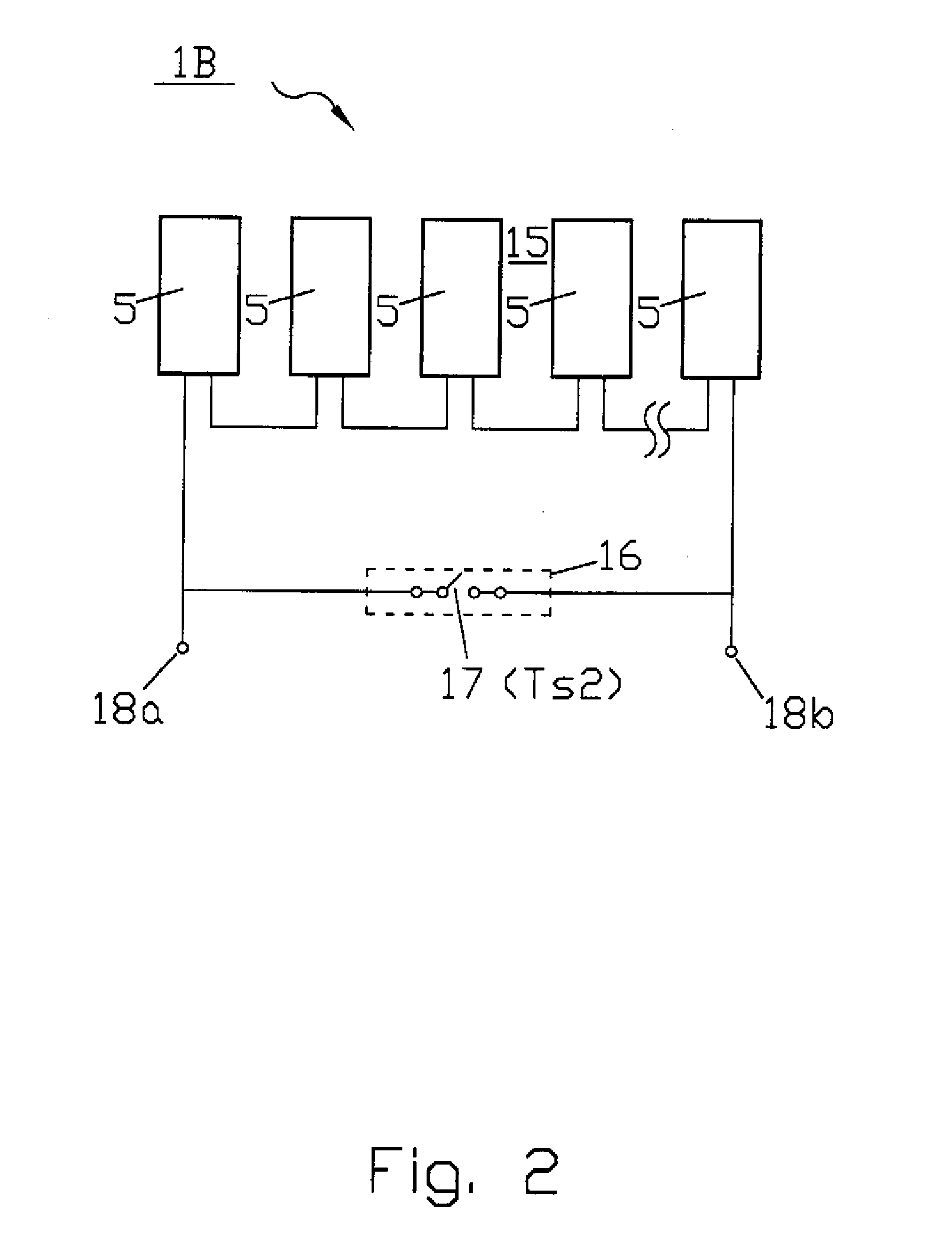 Photovoltaic generator with thermo switch element