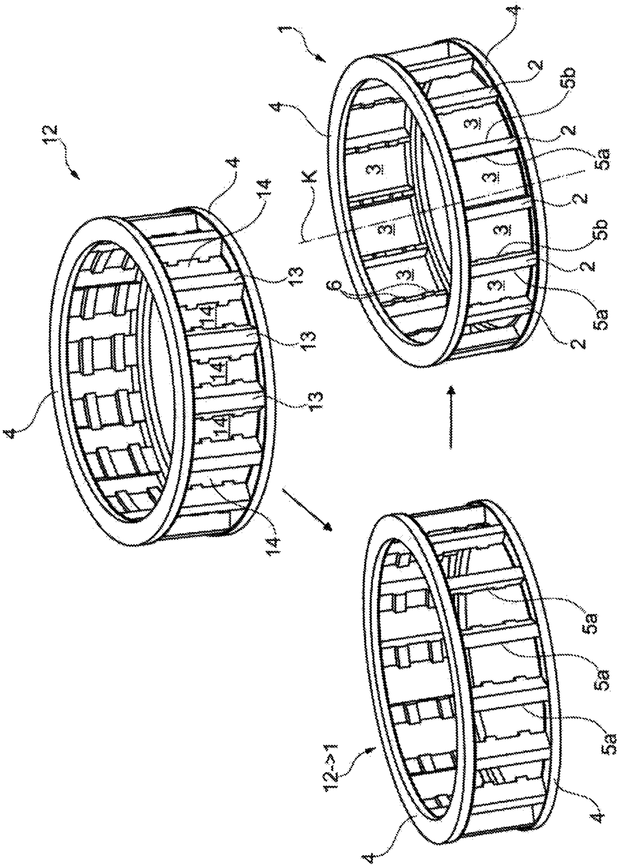 Method for producing a solid component, and a solid component