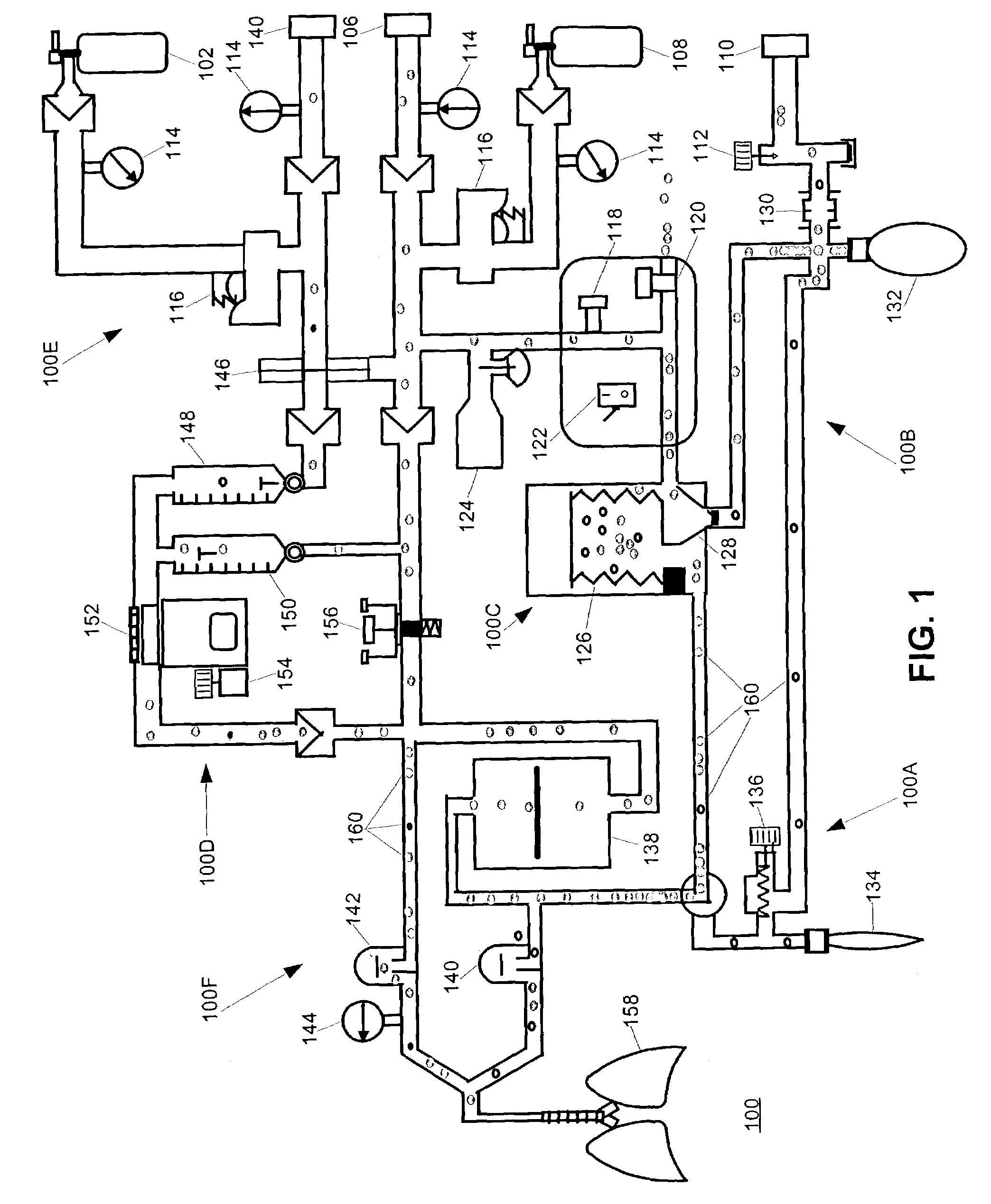 Interactive simulation of a pneumatic system