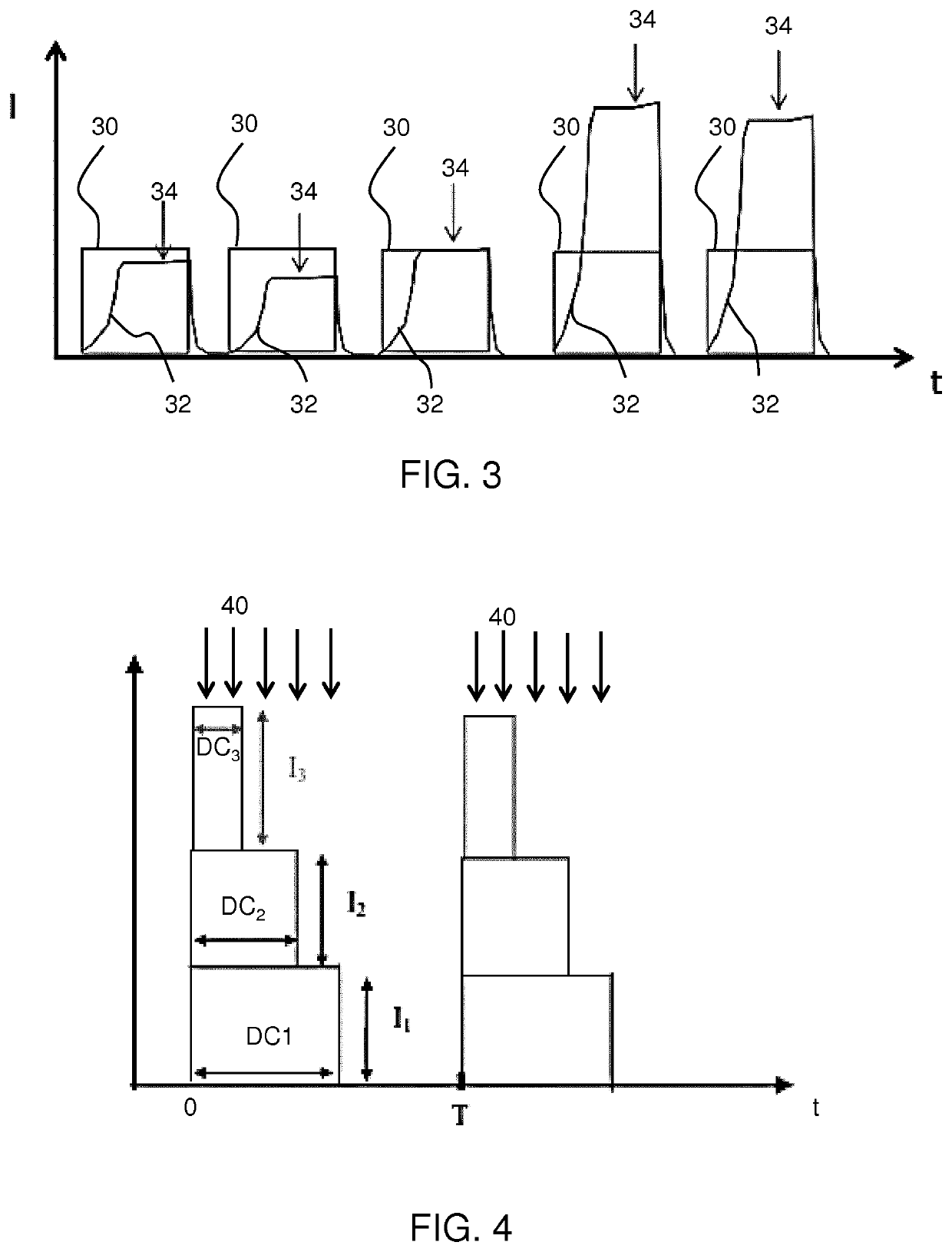 Monitor device for a lighting arrangement, a driver using the monitoring arrangement, and a driving method