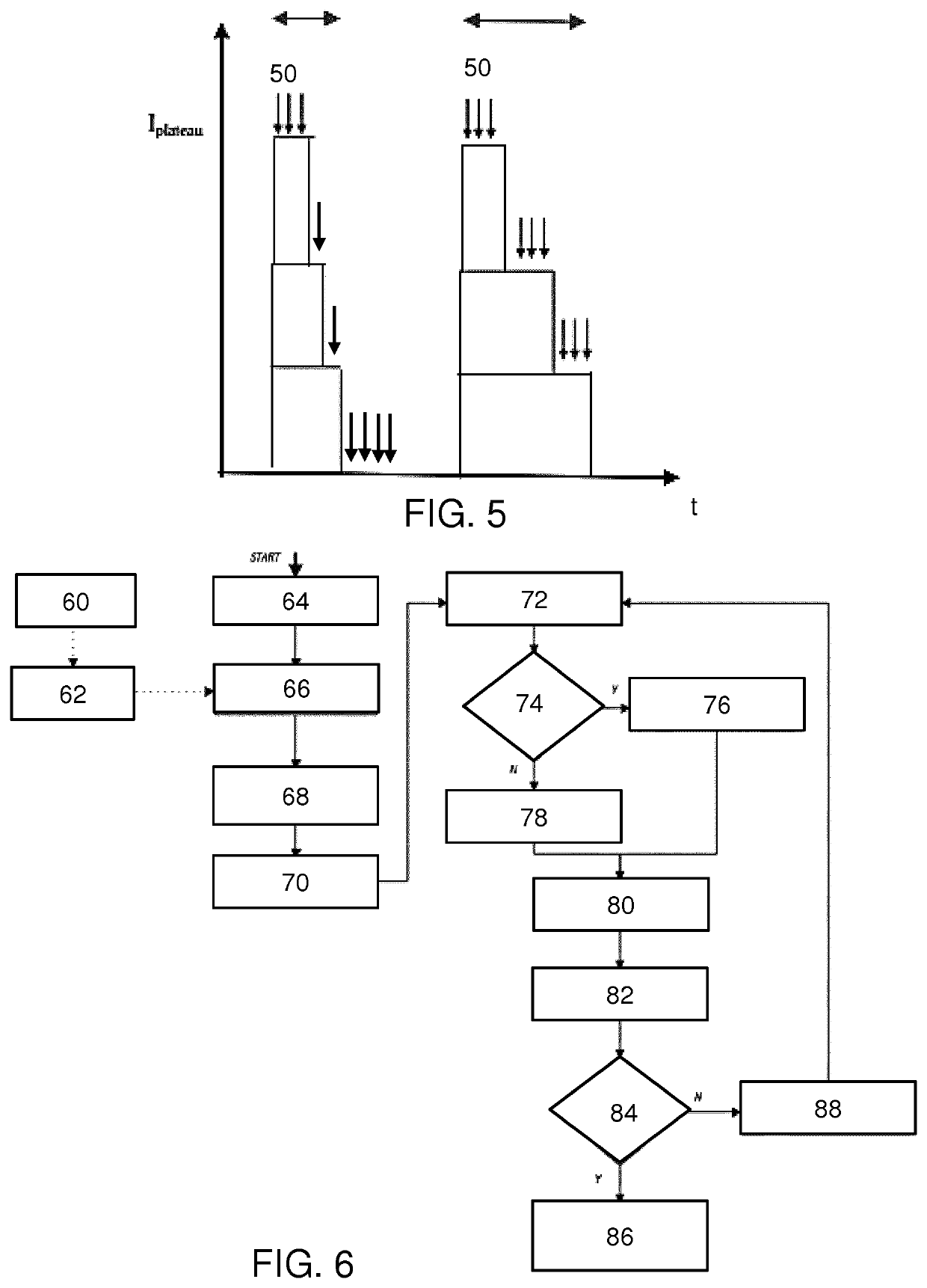 Monitor device for a lighting arrangement, a driver using the monitoring arrangement, and a driving method