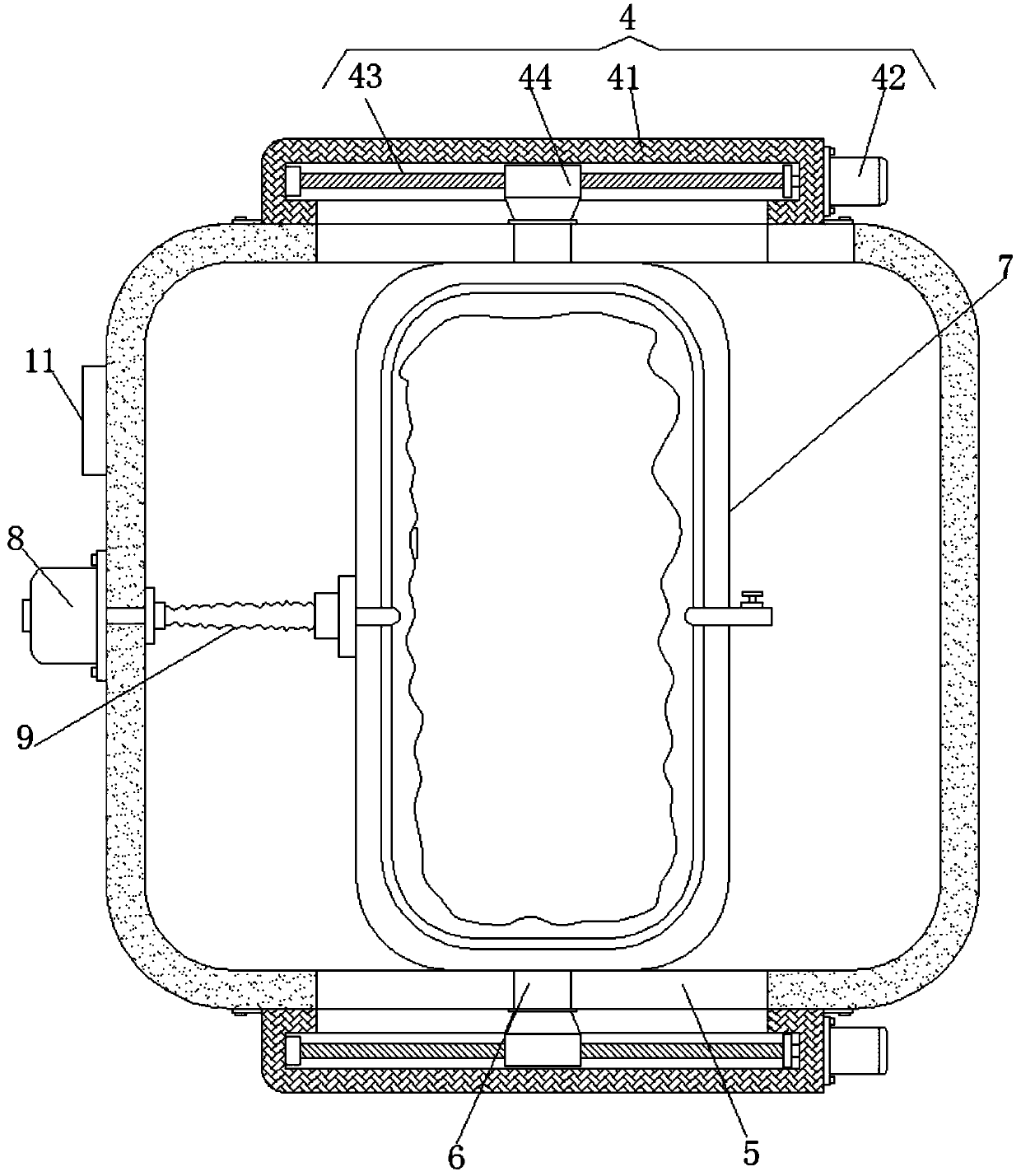 A shoe sole dust removal device for soft positioning home life