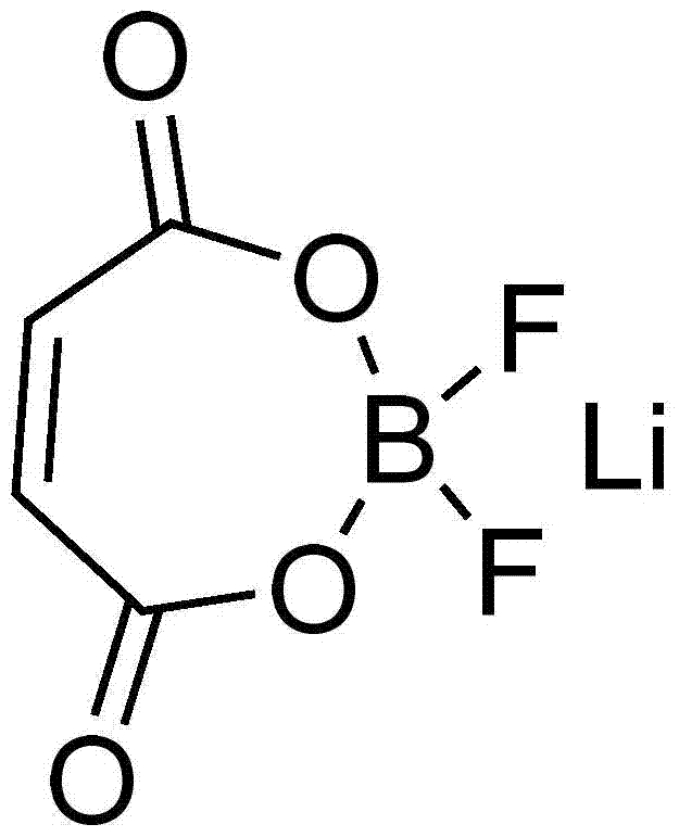 Lithium maleate difluoroborate and electrolyte for lithium secondary battery containing the same