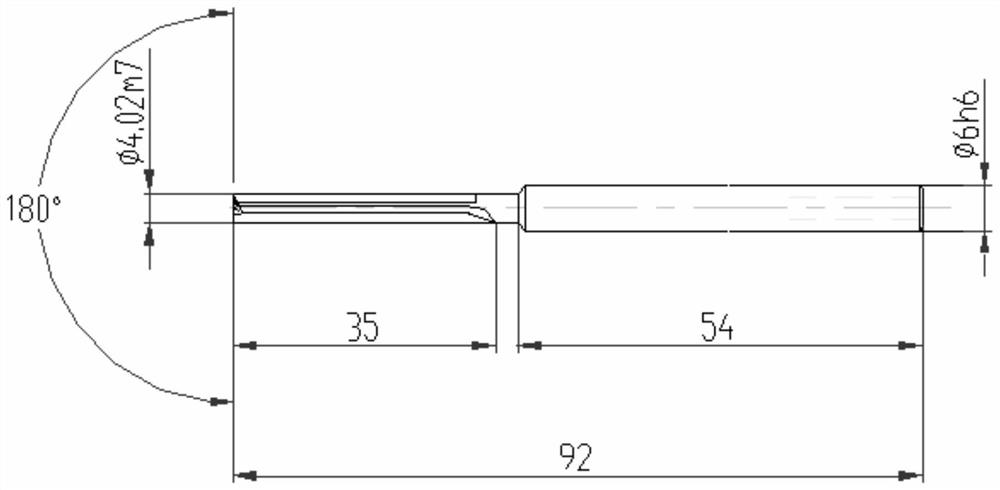 Machining method of shallow inclined hole of cylinder block