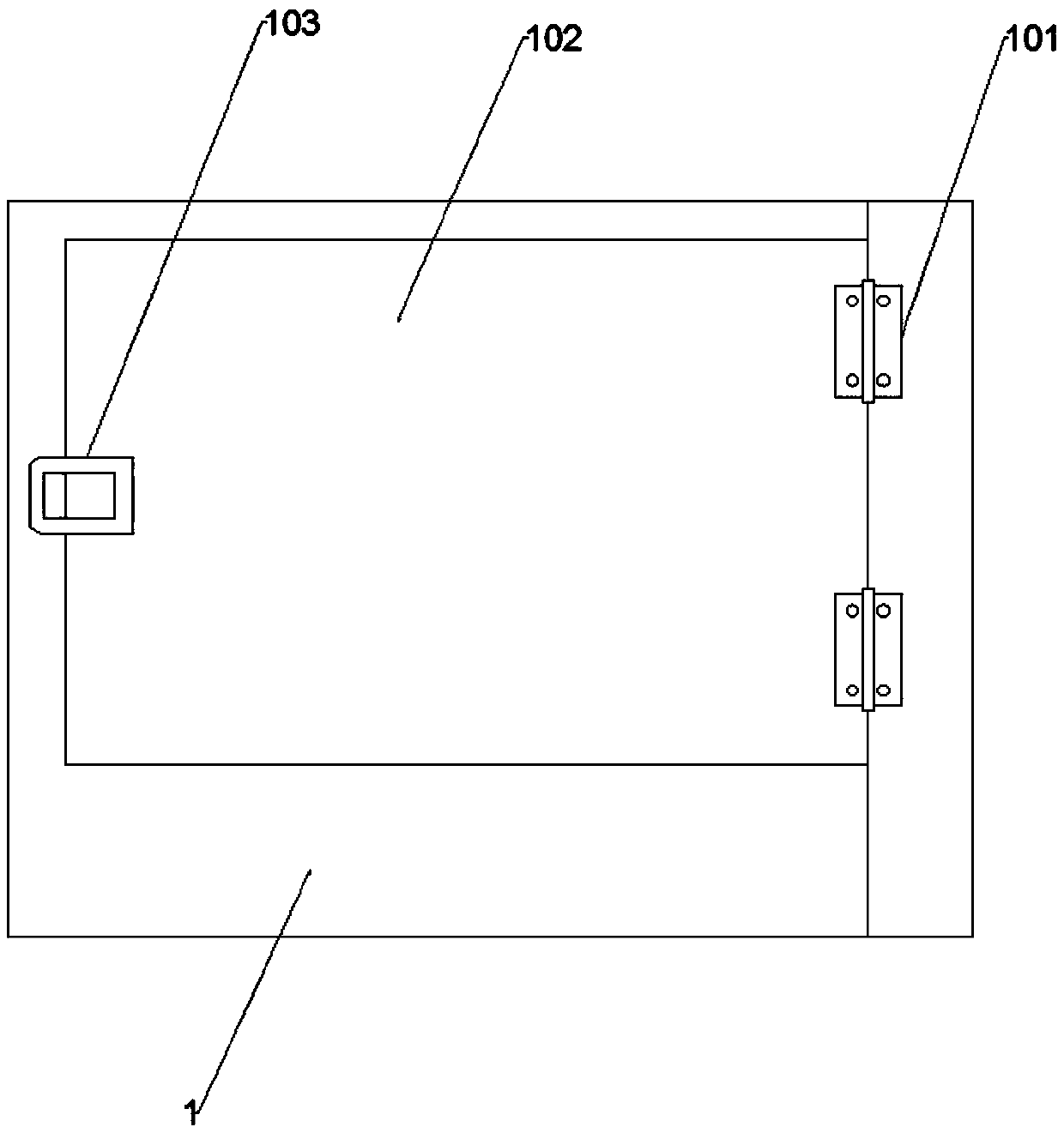 Electrical equipment carrying device for constructional engineering