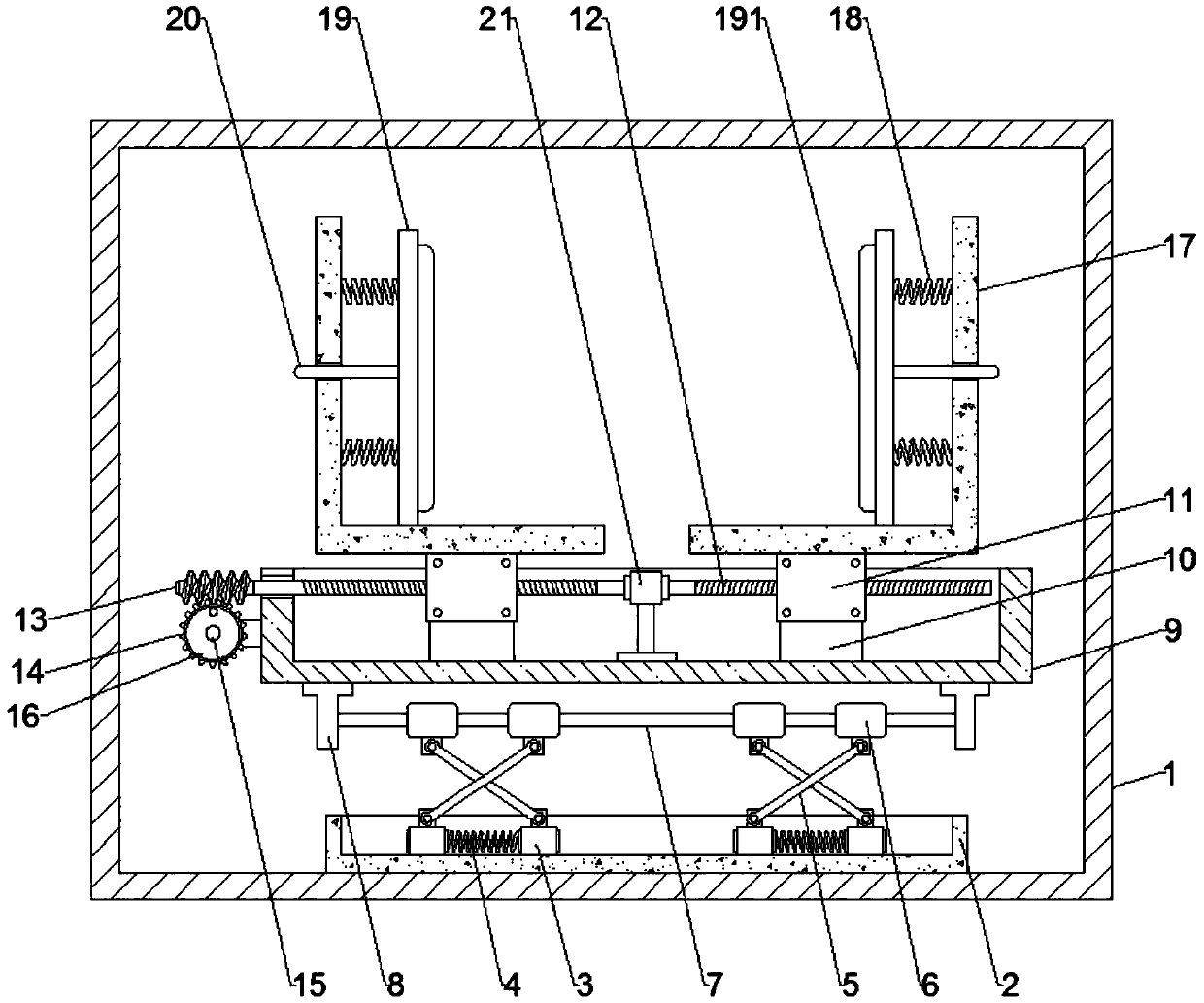 Electrical equipment carrying device for constructional engineering