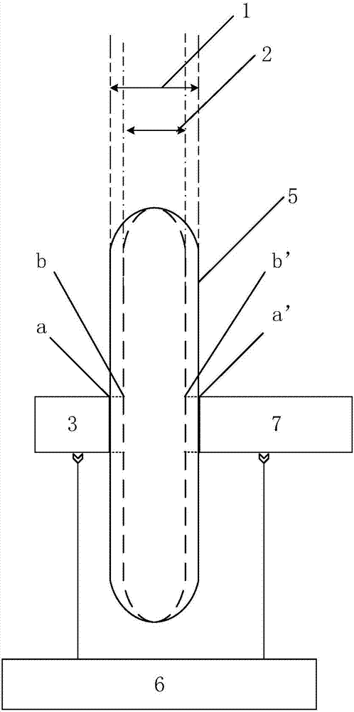 Method for measuring component content of bagged complex solution though double-light path fluorescence spectroscopy