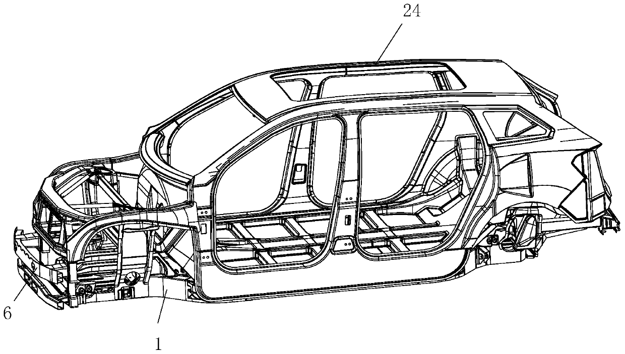 Electric non-bearing vehicle body