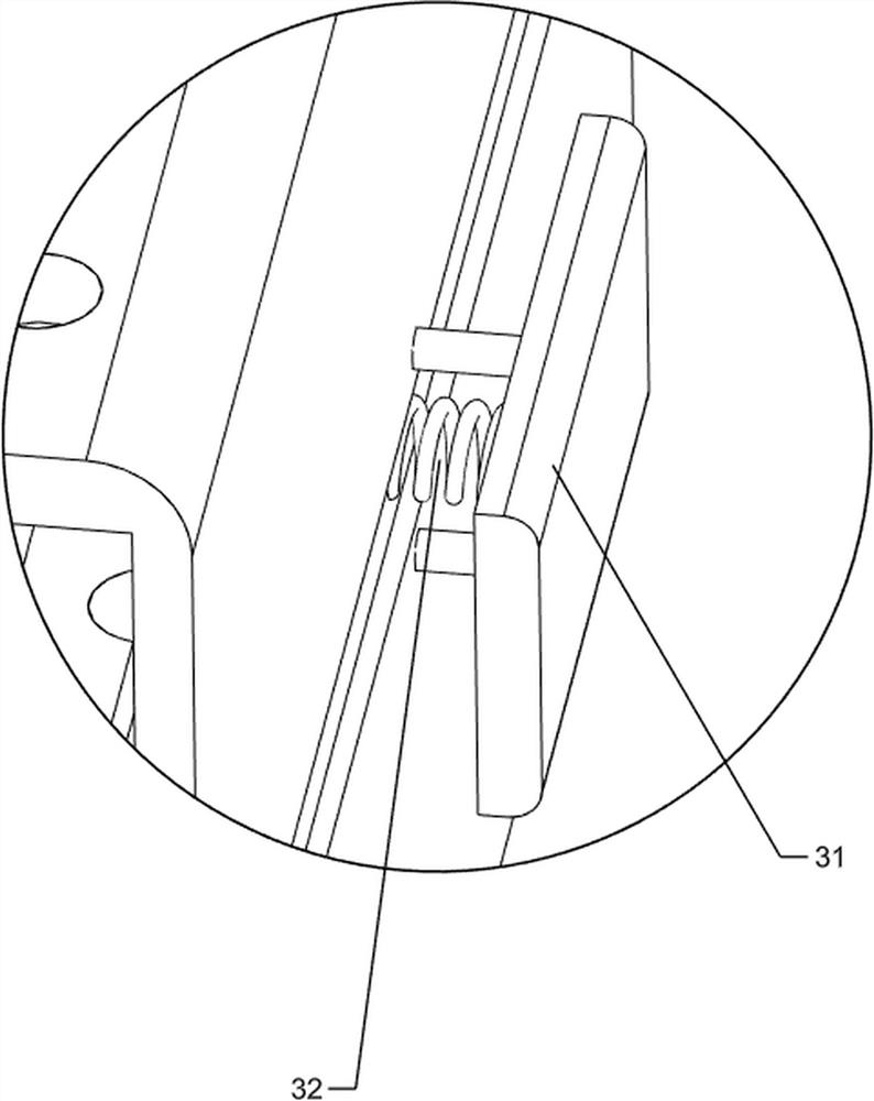 A konjac stringing device for restaurants