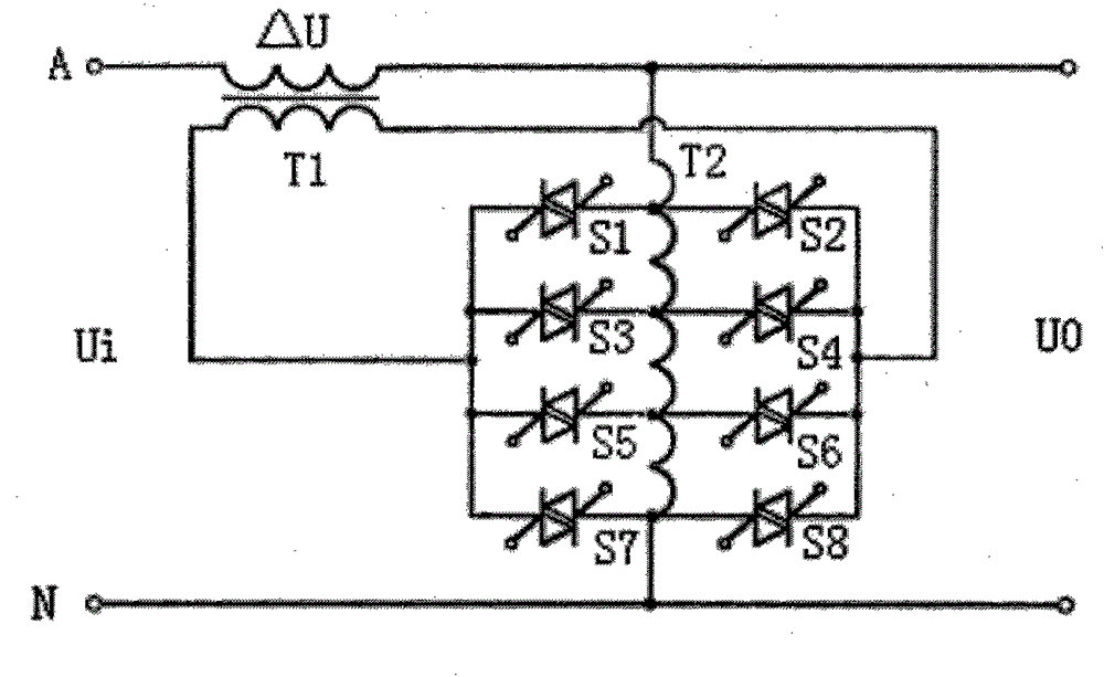 Contactless voltage stabilizer